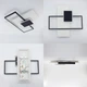Управляемая светодиодная люстра LAMPARAS 90W 3L-SMART-500x500x61-WHITE/BLACK-220-IP20 - изображение 3