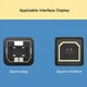 Кабель USB Type-C to USB 2.0 Type-B 1м для принтера Stone ST-UB66-1M - зображення 2