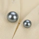 Броши для одежды с жемчугом PearlClip, набор из 5 штук, серые - изображение 3