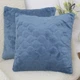 Подушка декоративная ТЕП. Balak Home Велюр Dark Blue-40х40 - изображение 4