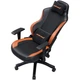 Кресло игровое Anda Seat Luna Color PVC Size L Black/Orange (AD18-48-BO-PV) - изображение 8