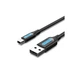 Дата кабель USB 2.0 AM to Mini 5P 2.0m black Vention (COMBH) - изображение 1