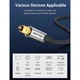 Кабель мультимедійний Optical Toslink 1.0m gray Vention (BAVHF) - зображення 8