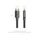 Кабель мультимедійний HDMI M to HDMI M 5.0m 4K60Hz cotton braided black Vention (ALLBJ) - зображення 7