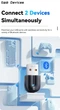 Адаптер Essager USB Bluetooth 5.3 Round Adapter Receiver Transmitter For PC Speaker Laptop soundbox Wireless Mouse Black - изображение 8