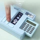 Пенал двухуровневый Космос школьный с калькулятором точилкой Синий (28787) - изображение 3