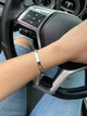 Женский браслет в стиле Картье «Love» с инкрустацией фианитов - изображение 5