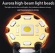 Мощный аккумуляторный LED фонарь HUUKERS FX-2503 5000 mAh, светодиодный ручной фонарь с линзой - изображение 7