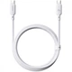 Кабель Type-C - Type-C Baseus Silky Series Type-C to Type-C 100W 2m білий (P10377704213-01) - зображення 1