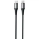 Кабель Type-C - Type-C Proove WireX Pro 100W 1.5m чорний (CCWX11002201) - зображення 1