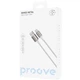 Кабель USB - Type-C Proove Dense Metal 3A 2m белый (CCDM20001222) - изображение 5