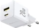 Сетевое зарядное устройство 20W с кабелем Type-C-Type-C Baseus Palm USB/Type-C белый P10111608213-01 - изображение 3