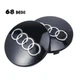 Заглушка в диски AUDI 68 мм, ковпачок в литі диски ауді A4, A5, A6,A8,S4,S5,S6, RS 6,TT 8D0 601 170 (1 шт.) чорний - зображення 1