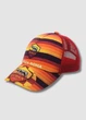 Молодежная кепка с сеткой ФК Рома (FC Roma) One-size Красный - изображение 3