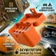 Органайзер для аккумуляторов 18650 на 8 ячеек бокс кейс для хранения и транспортировки 3D печать серый оранжевый - изображение 7