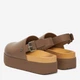 Женские сабо кожаные G-Star Raw FAIZA-118914 5904862332642 39 25.5 см Коричневые (5904862332765) - изображение 5