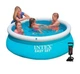 Детский надувной бассейн Intex 28101-2 Easy Set синий 183х51 см с тентом подстилкой и насосом (21-9-28101-2) - изображение 1