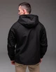 Анорак чоловічий Softshell на флісі S чорний 1995195 - изображение 4