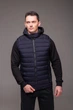 Жилет чоловічий стьобаний з капюшоном 3XL синій 5177382s5 - зображення 6
