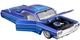 Металева модель автомобіля Chevrolet Impala SS Lowrider 1964 1:26 Синій MST32547 (090159325475) - зображення 6