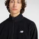 Мужской черный реглан Polar Fleece 1/2 New Balance Zip 52 (XL) (MT53505BK) - изображение 4