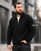 Кардиган мужской Stone Island ТР6576, вязаный, металлическая молния, плотная структура L - изображение 1