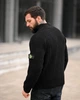 Кардиган мужской Stone Island ТР6576, вязаный, металлическая молния, плотная структура L - изображение 5