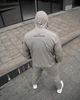 Мужской спортивный костюм Stone Island светло-серый плащевка жадка, куртка с капюшоном XXXXL - изображение 8
