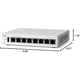 Комутатор мережевий Cisco C1200-8T-D - изображение 3