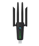 Wi-Fi адаптер AC1300 WiFi5 USB 3.0 5Ггц+2.4Ггц 4 антенны v2 - изображение 2