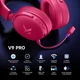 Беспроводные наушники Mchose V9 Pro Pink BT/2.4G - изображение 2