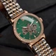 Годинник наручний Awarder 047 Silver-Gold-Green - зображення 5