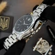 Годинник наручний Awarder 023 Silver-Black Тризуб Срібло - изображение 3