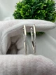 Серьги из серебра 925 пробы с накладками золота 375 проба Алиса, стрелы с цирконами зелеными - изображение 8