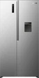 Холодильник SBS Gorenje, 179х62х91см, 2 двері, 344(197)л, А+, NF+, Інв., Зона св-ті, диспенсер, Зовн. Диспл, нерж - зображення 1