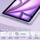 Клавіатурний чохол, GOOJODOQ, A5678, фіолетовий, для iPad Air 6/5/4 11/10.9, знімна BT клавіатура, тримач Pencil, USB-C - зображення 8