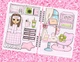 Альбом на липучках для девочек Clean Girl Life Модница формат много одежды, кухня, спортзал формат А5 - изображение 3