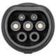 Перехідник для зарядки американських авто з Type 1 (car side) на Type 2 (charger side) Bodasan, до 32А, 7.4 кВт (T1T2) - зображення 6