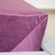 Простыня на резинке 160×200 ТЕП VELOUR бордовая, велюр 200 г/м² - изображение 5