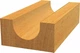 Галтельная фреза Bosch Expert for Wood 8 мм, R1 3 мм, D 6 мм, L 12,7 мм, G 50,8 мм (2608629368) - изображение 3