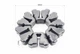 Демпферная резинка заднего колеса для мотоцикла BAJAJ PULSAR NS-200, 122мм, JG131219, артикул 998501 - изображение 2
