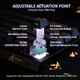 Механічна клавіатура на магнітних світчах Attack SHARK X68 HE Rapid Trigger, 8K, 68 key PBT, RGB, Win,Mac OS, УКР та АНГЛ, Black Contours /ЧОРНА (X68HEBC) - изображение 6