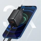 Сетевое зарядное устройство Baseus Compact QC 20W USB-C | USB-A Black (CCXJ-B01) - изображение 11