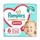 Дитячі підгузки-трусики Pampers Premium Care Pants розмір 6 (13-19 кг), 31 шт Дитячі підгузники памперс пантс з еластичним поясом та захистом до 12 годин Памперси преміум трусиками для дітей з чутливою шкірою - зображення 1