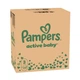 Дитячі підгузки Pampers Active Baby розмір 3 (6-10 кг), 208 шт Дитячі підгузники памперс з індикатором вологи та манжетами з подвійною щільністю Памперси преміум для дітей для нічного сну - зображення 2