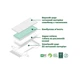 Дитячі підгузки 64 шт Clearly Herbal Bamboo розмір 2 (3-6 кг) - зображення 4
