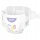 Дитячі підгузки 76 шт Happy Bella Baby Junior розмір 5 (11-18 кг) Дитячі одноразові підгузники з індикатором вологи та гнучкими бортиками Памперси для дітей - зображення 3
