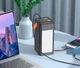 УМБ Павербанк Hoco DB49 100000 mAh 22.5W 3A та в Подарунок Мережевий Адаптер Hoco 20W з кабелем Type-C to Type-C зі швидкою зарядкою Чорний - зображення 2