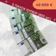 Сувенірні гроші "100 євро", 5 пачок по 80 подарункових купюр - зображення 3
