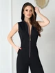 Комбинезон ISSA PLUS 15571 XL черный (issa2007682805013) - изображение 4